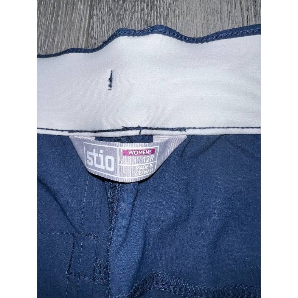 Stio Pants Womens 12R Blue VALLIS navy drawstring Pant A004489 - Picture 7 of 13